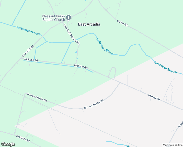 map of restaurants, bars, coffee shops, grocery stores, and more near 738 Dickson Road in Riegelwood