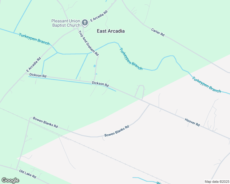 map of restaurants, bars, coffee shops, grocery stores, and more near 738 Dickson Road in Riegelwood