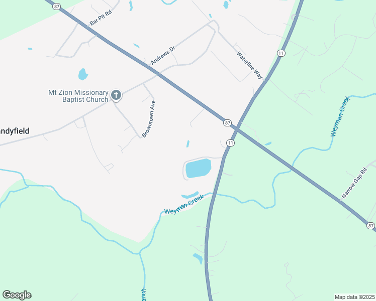 map of restaurants, bars, coffee shops, grocery stores, and more near in Sandyfield