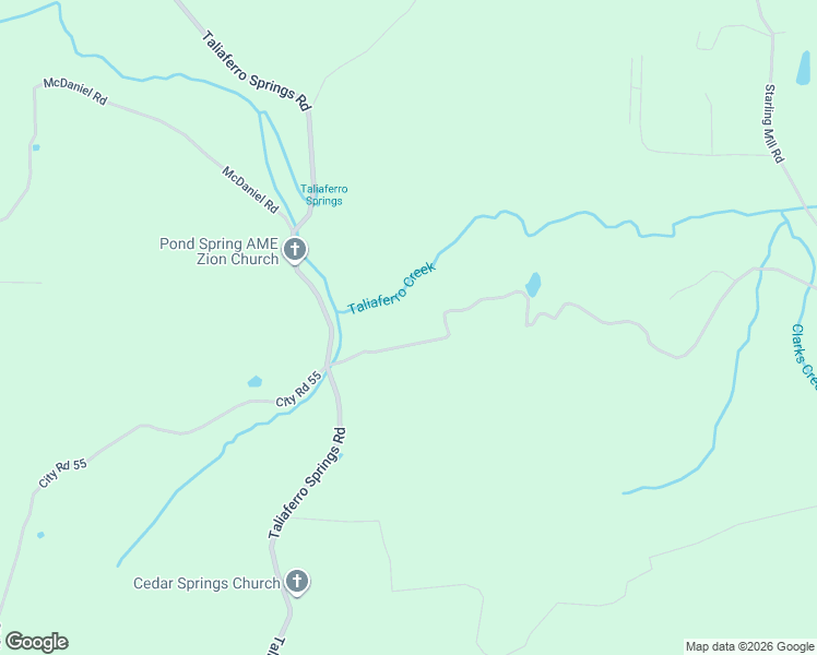 map of restaurants, bars, coffee shops, grocery stores, and more near 233 Parker Lane in Lyerly