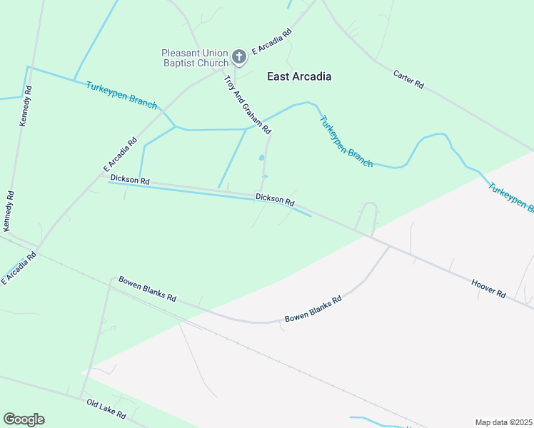 map of restaurants, bars, coffee shops, grocery stores, and more near T D Lane in East Arcadia
