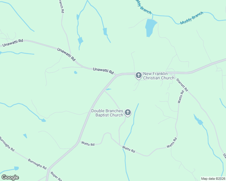 map of restaurants, bars, coffee shops, grocery stores, and more near 4010 New Franklin Church Road in Canon