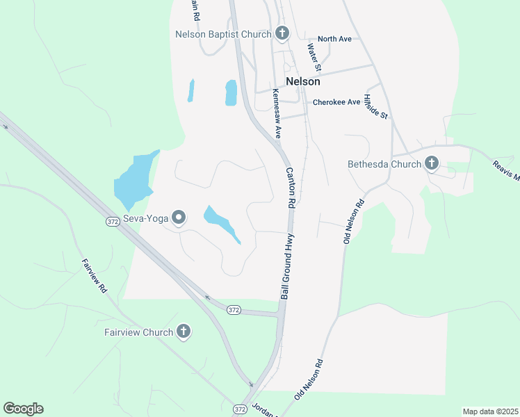 map of restaurants, bars, coffee shops, grocery stores, and more near 1011 Laurel Lake Drive in Ball Ground