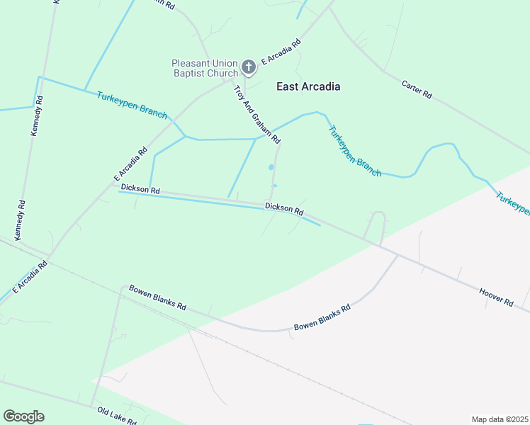 map of restaurants, bars, coffee shops, grocery stores, and more near 542 Dickson Road in Riegelwood