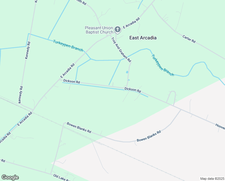 map of restaurants, bars, coffee shops, grocery stores, and more near 438 Dickson Road in Riegelwood