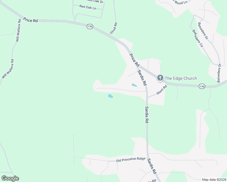 map of restaurants, bars, coffee shops, grocery stores, and more near 4457 Sardis Drive in Gainesville