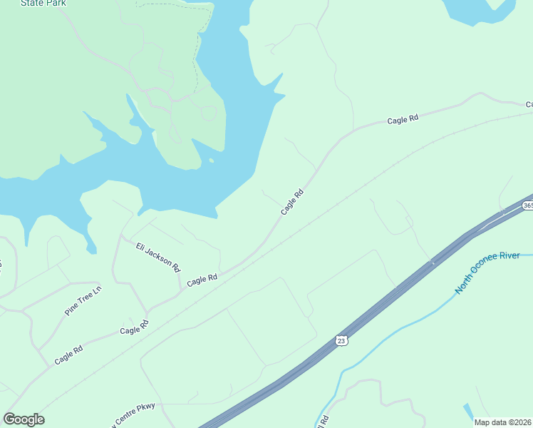 map of restaurants, bars, coffee shops, grocery stores, and more near 4181 Cagle Road in Lula