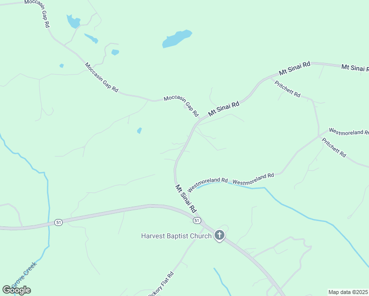 map of restaurants, bars, coffee shops, grocery stores, and more near 1378 Mount Sinai Road in Lula