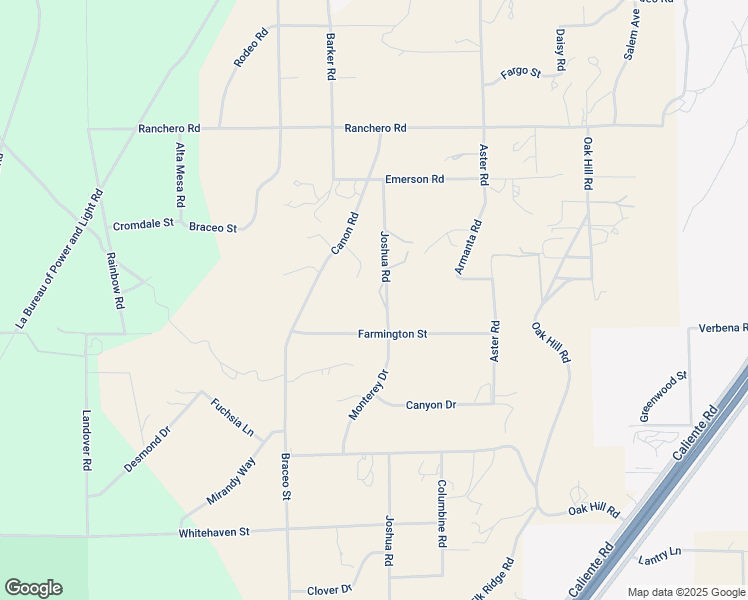 map of restaurants, bars, coffee shops, grocery stores, and more near 6989 Buffalo Road in Hesperia