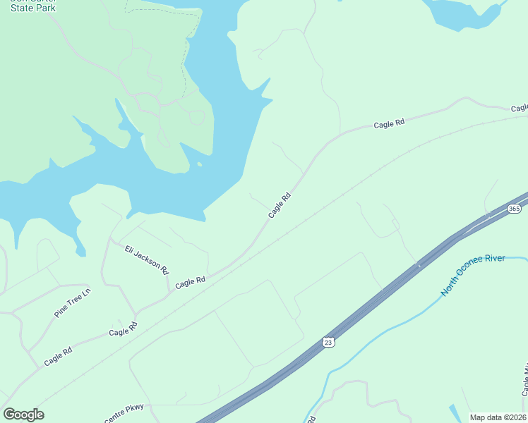 map of restaurants, bars, coffee shops, grocery stores, and more near 4181 Cagle Road in Lula