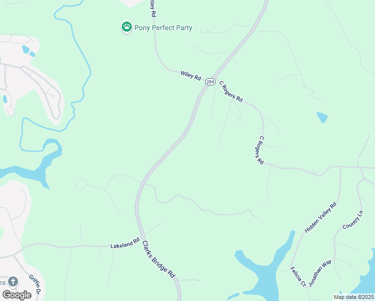 map of restaurants, bars, coffee shops, grocery stores, and more near 3724 Clarks Bridge Road in Gainesville