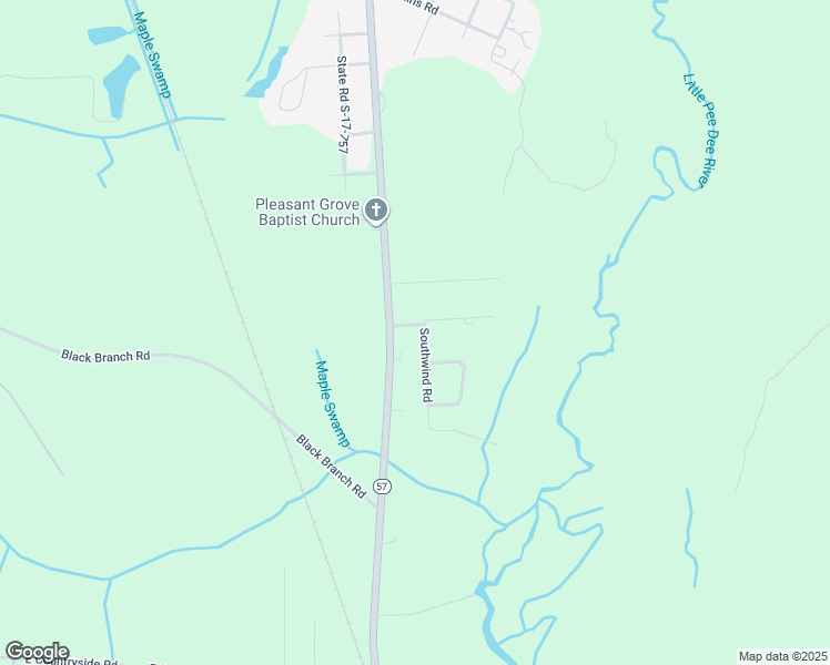 map of restaurants, bars, coffee shops, grocery stores, and more near 1702 Southwind Road in Dillon