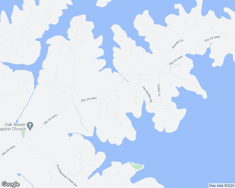 map of restaurants, bars, coffee shops, grocery stores, and more near 110 Bonner Road in Hartwell