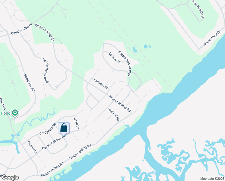 map of restaurants, bars, coffee shops, grocery stores, and more near 103 Driftwood Lane in Hampstead