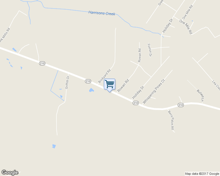 map of restaurants, bars, coffee shops, grocery stores, and more near 1880 Nc Highway 210 West in Hampstead
