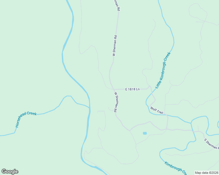 map of restaurants, bars, coffee shops, grocery stores, and more near Sherman Road in Antlers