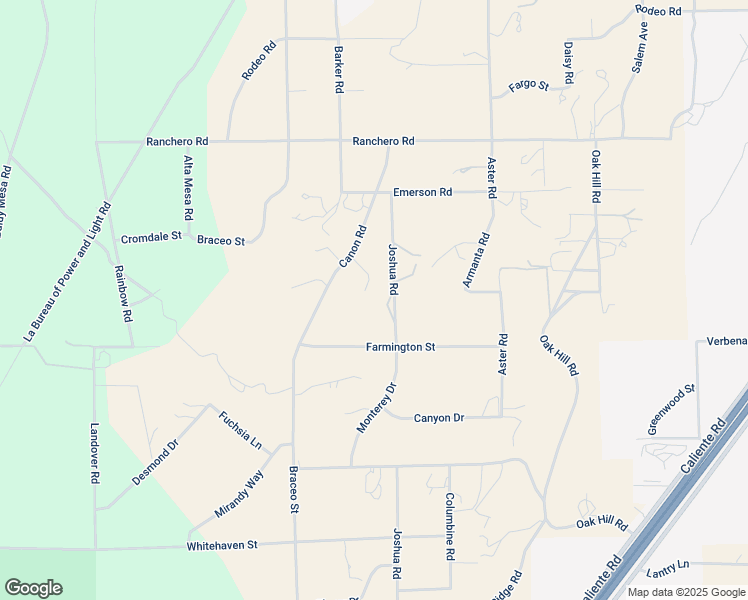 map of restaurants, bars, coffee shops, grocery stores, and more near 6989 Buffalo Road in Hesperia
