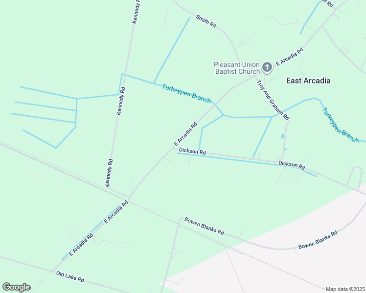 map of restaurants, bars, coffee shops, grocery stores, and more near 67 Dickson Road in Riegelwood