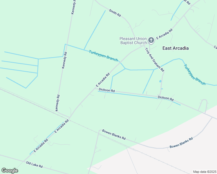 map of restaurants, bars, coffee shops, grocery stores, and more near 87 Dickson Road in Riegelwood