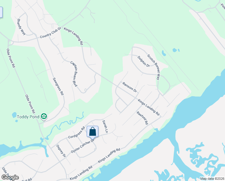 map of restaurants, bars, coffee shops, grocery stores, and more near 102 12 Pointer Rd in Hampstead