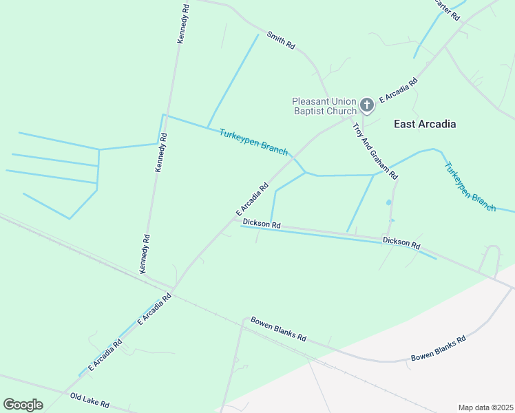 map of restaurants, bars, coffee shops, grocery stores, and more near 1959 East Arcadia Road in Riegelwood