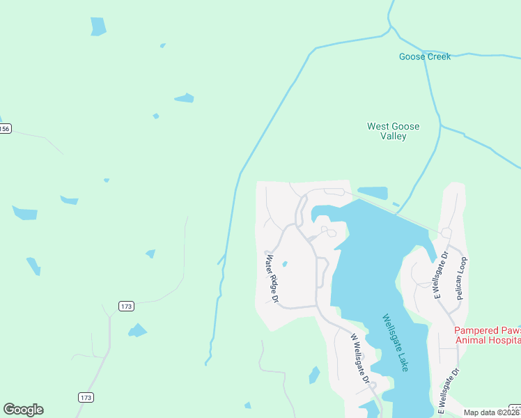 map of restaurants, bars, coffee shops, grocery stores, and more near Woodview Drive in Oxford