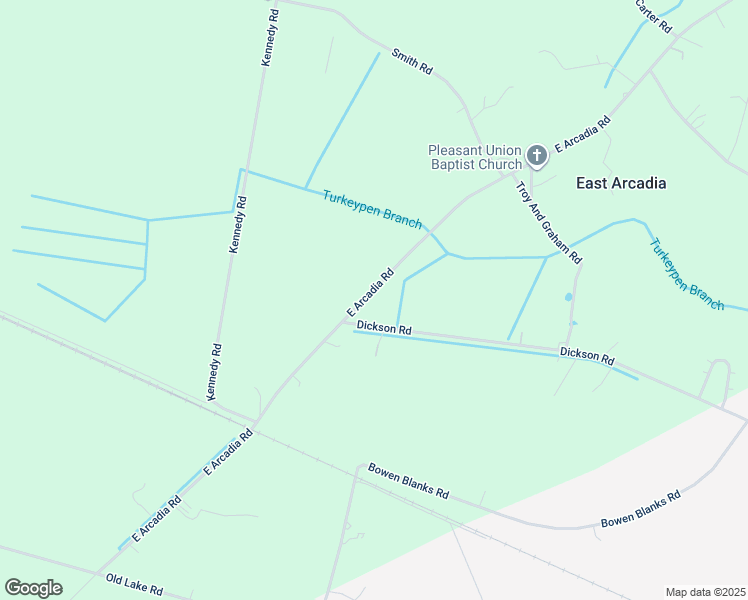map of restaurants, bars, coffee shops, grocery stores, and more near 1959 East Arcadia Road in Riegelwood