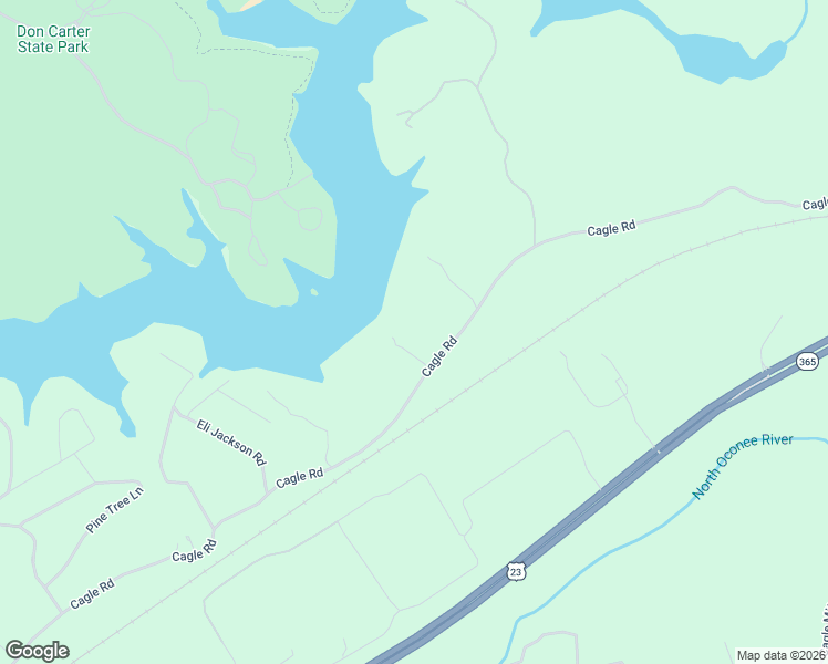 map of restaurants, bars, coffee shops, grocery stores, and more near 4193 Cagle Road in Lula