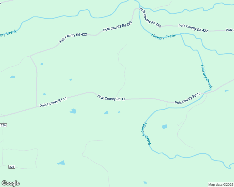 map of restaurants, bars, coffee shops, grocery stores, and more near 572 Polk Road 17 in Cove
