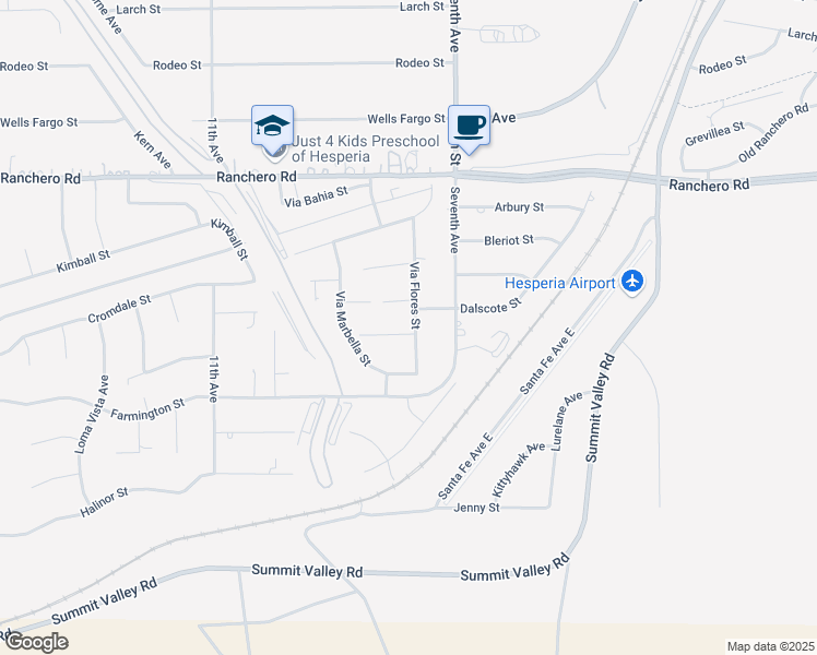 15654 Via Hermosa Street, Hesperia CA Walk Score