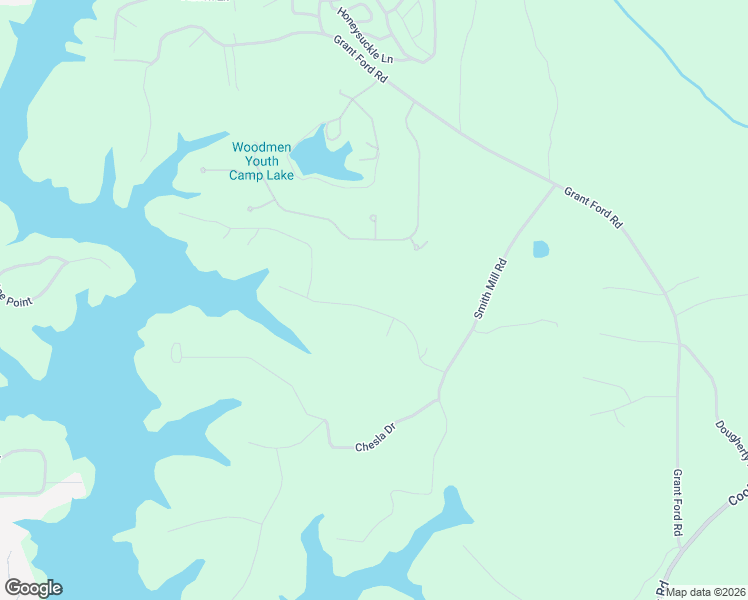 map of restaurants, bars, coffee shops, grocery stores, and more near 6156 Grants Ford Drive in Gainesville