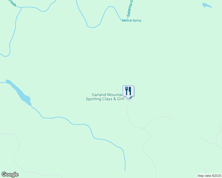map of restaurants, bars, coffee shops, grocery stores, and more near Garland Mountain Trail in Cherokee County