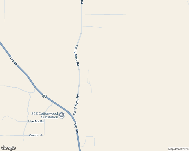 map of restaurants, bars, coffee shops, grocery stores, and more near Camp Rock Road in Lucerne Valley