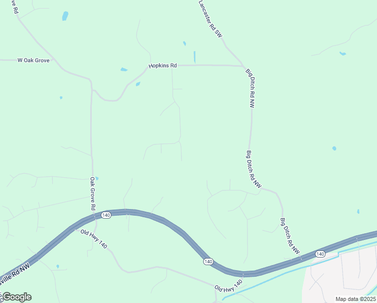 map of restaurants, bars, coffee shops, grocery stores, and more near 17 Hopkins Breeze in Adairsville
