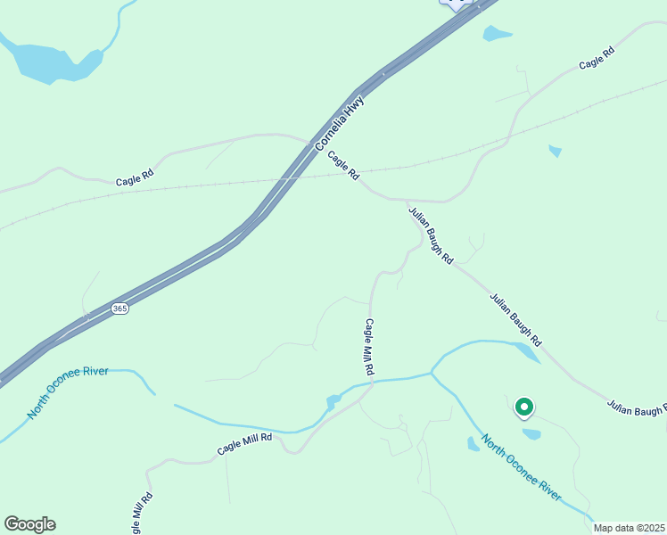 map of restaurants, bars, coffee shops, grocery stores, and more near 5065 Cagle Mill Road in Lula
