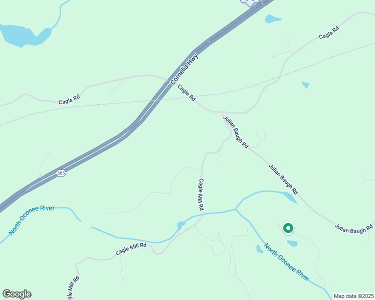 map of restaurants, bars, coffee shops, grocery stores, and more near 5065 Cagle Mill Road in Lula
