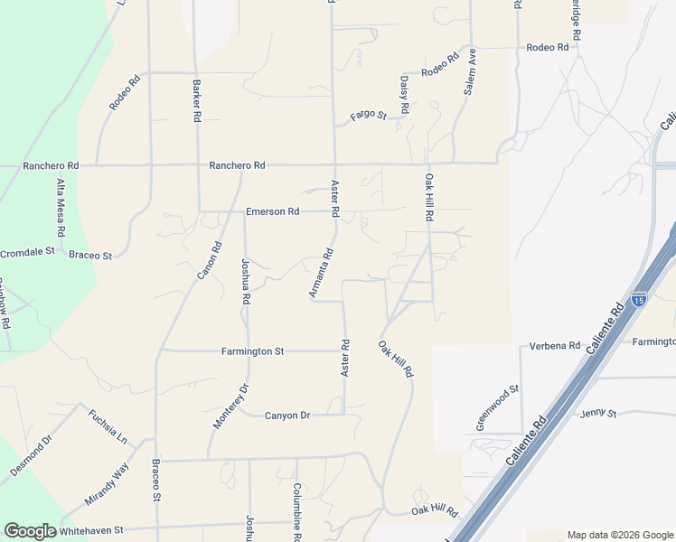 map of restaurants, bars, coffee shops, grocery stores, and more near 7084 Aster Road in Hesperia