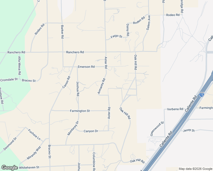 map of restaurants, bars, coffee shops, grocery stores, and more near 7084 Aster Road in Hesperia