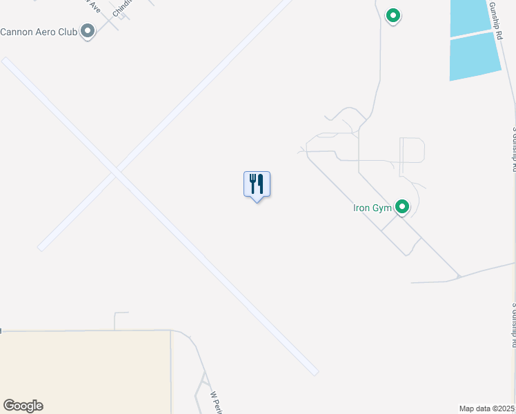 map of restaurants, bars, coffee shops, grocery stores, and more near in Cannon Air Force Base