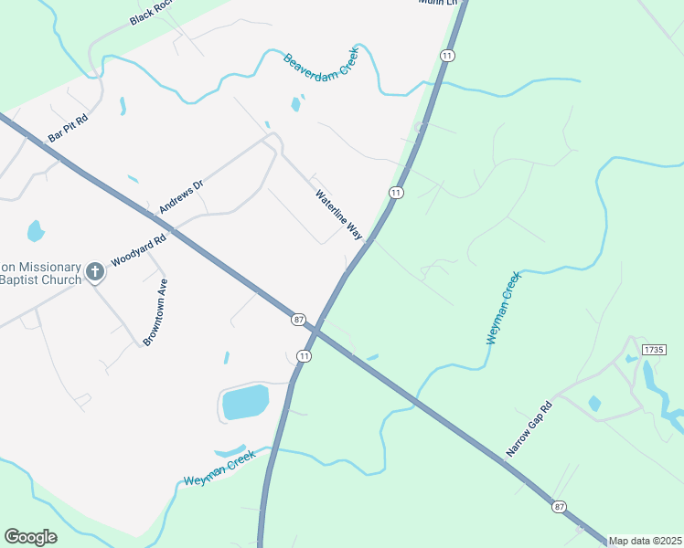 map of restaurants, bars, coffee shops, grocery stores, and more near 4355 General Howe Road in Riegelwood