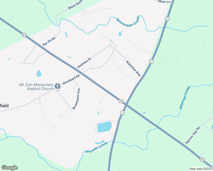 map of restaurants, bars, coffee shops, grocery stores, and more near 7178 Old Stage Road in Riegelwood