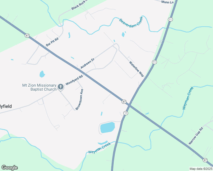map of restaurants, bars, coffee shops, grocery stores, and more near 7188 Old Stage Road in Riegelwood