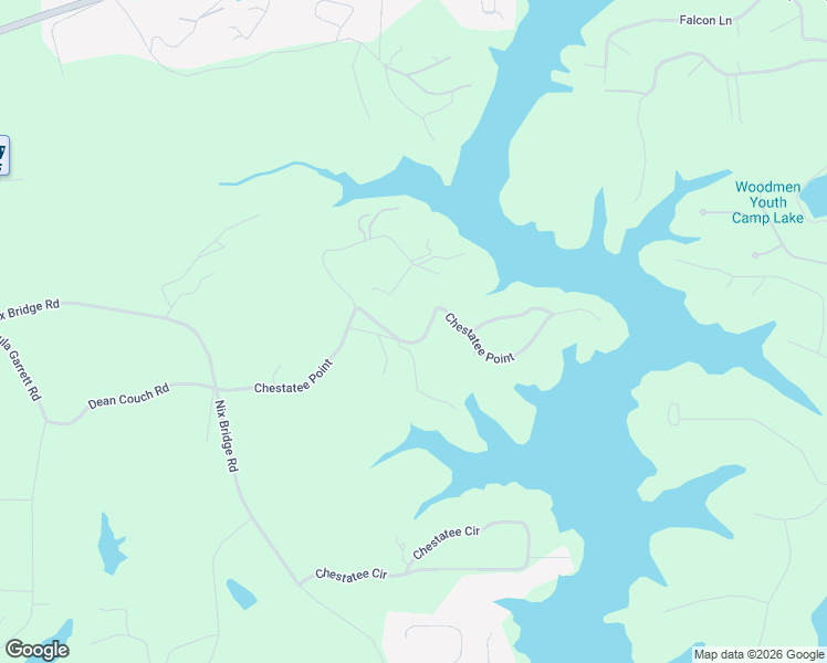 map of restaurants, bars, coffee shops, grocery stores, and more near 561 Chestatee Point in Dawsonville