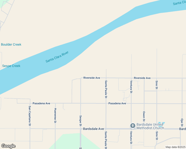 map of restaurants, bars, coffee shops, grocery stores, and more near 1745 Riverside Avenue in Fillmore