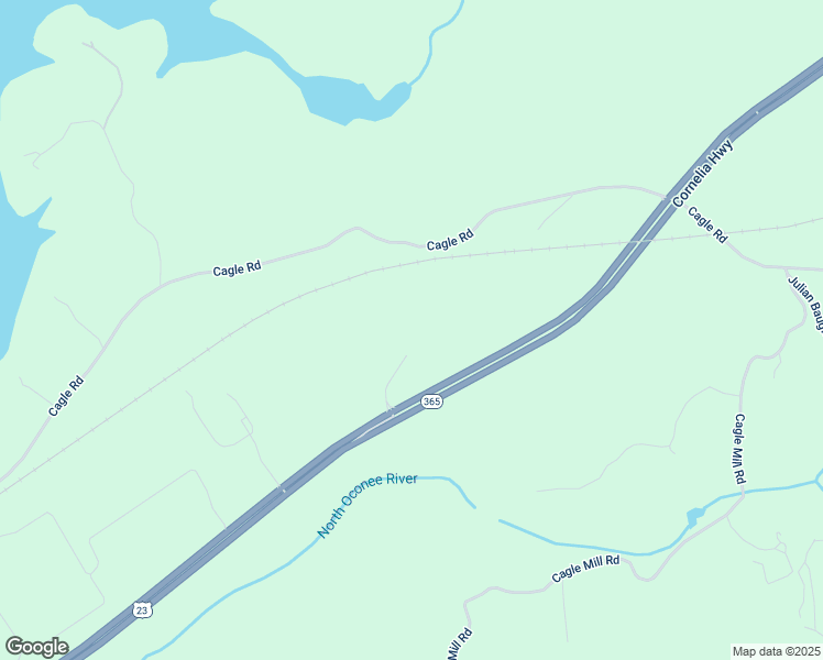 map of restaurants, bars, coffee shops, grocery stores, and more near 3875 Cornelia Highway in Lula