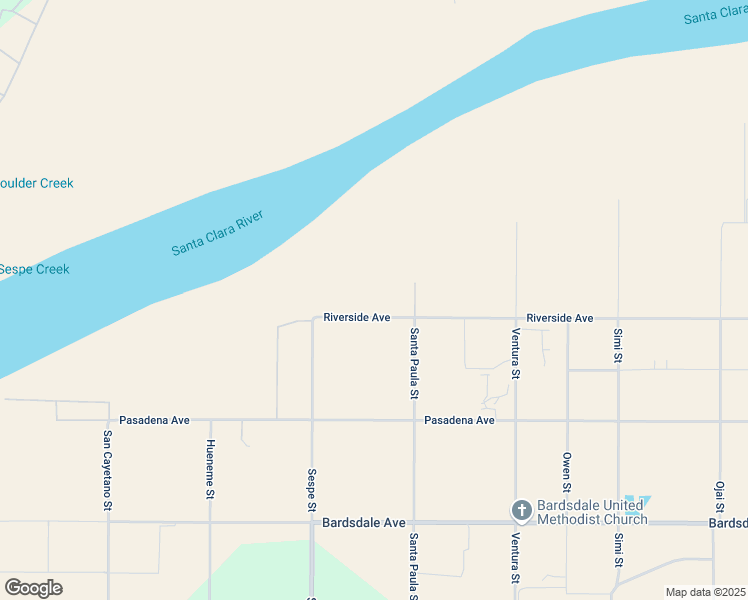map of restaurants, bars, coffee shops, grocery stores, and more near 1745 Riverside Avenue in Fillmore