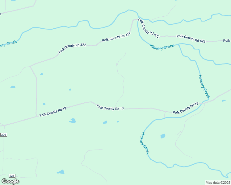 map of restaurants, bars, coffee shops, grocery stores, and more near 572 Polk Road 17 in Cove
