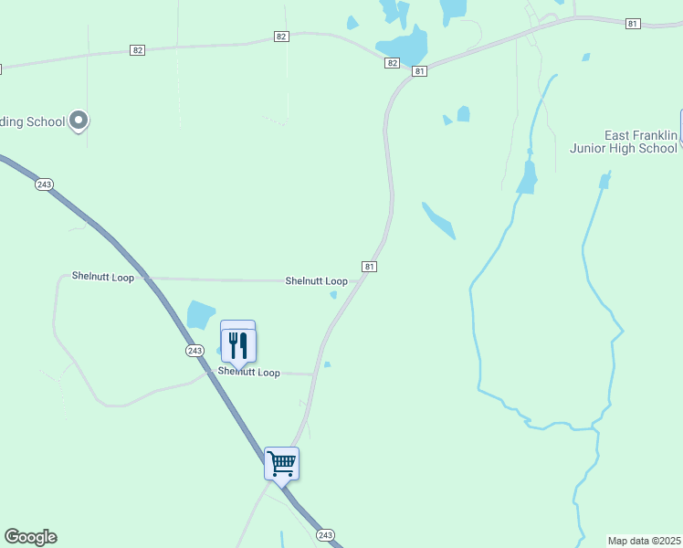 map of restaurants, bars, coffee shops, grocery stores, and more near 1683 Shelnutt Loop in Phil Campbell