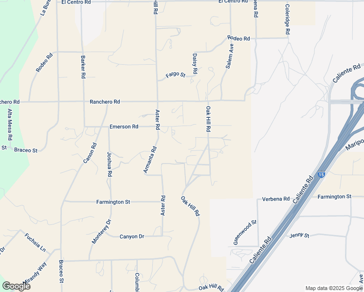 map of restaurants, bars, coffee shops, grocery stores, and more near 7145 Clover Court in Hesperia