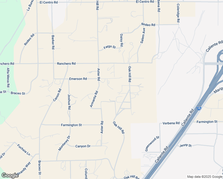 map of restaurants, bars, coffee shops, grocery stores, and more near 7145 Clover Court in Hesperia